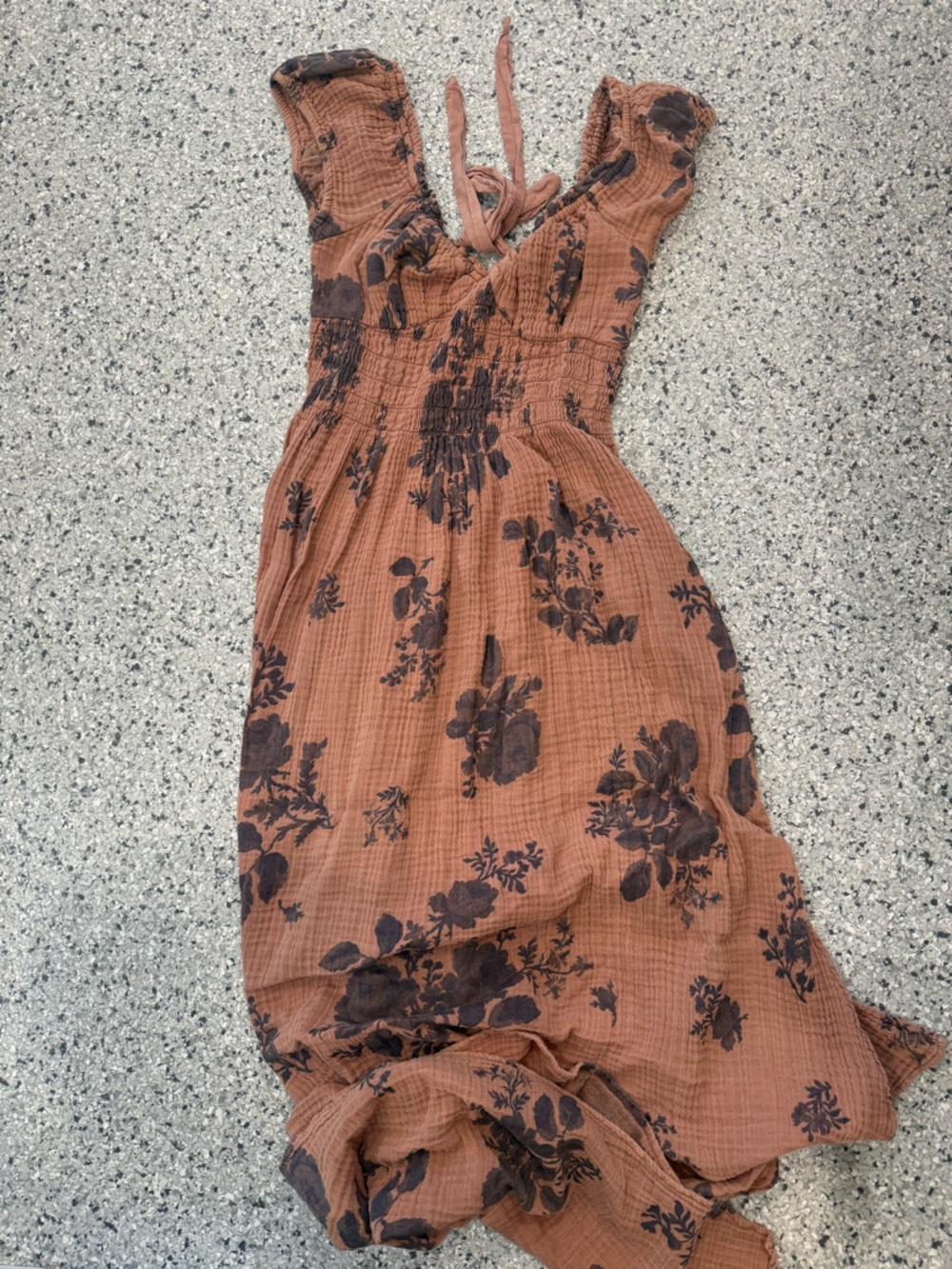 Free People Floral Maxi Dress Size Small